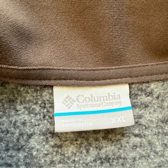 Columbia Women’s Sweater Weather Fleece Heathered Gray Jacket XXL - Picture 7 of 14